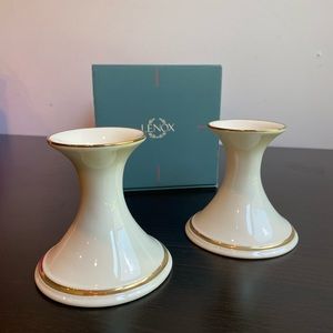 Lenox candlestick holders